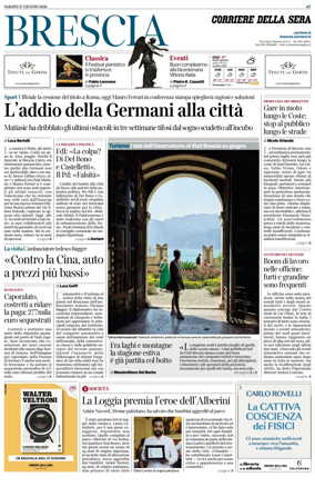 Cover of Corriere della Sera (Brescia)