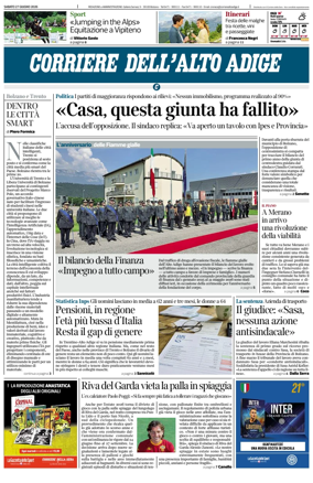 Cover of Corriere dell'Alto Adige