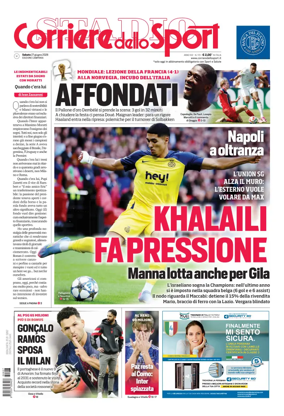 Cover of Corriere dello Sport (Campania)