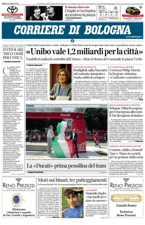 Cover of Corriere di Bologna