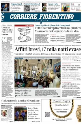 Cover of Corriere Fiorentino