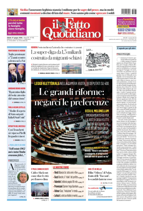 Cover of Il Fatto Quotidiano