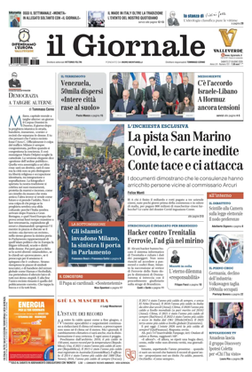 Cover of Il Giornale (Italy)