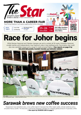 Cover of The Star Malaysia