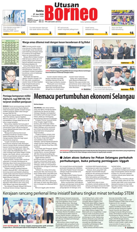 Cover of Utusan Borneo (Sarawak)
