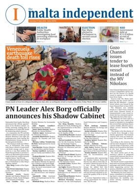 Cover of Malta Independent