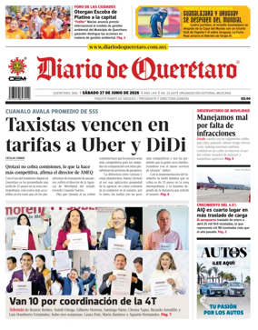 Cover of Diario de Queretaro