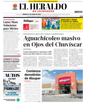 Cover of El Heraldo de Chihuahua