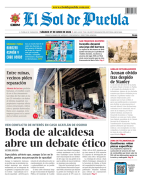 Cover of El Sol de Puebla