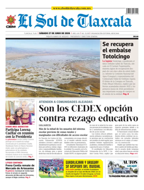 Cover of El Sol de Tlaxcala