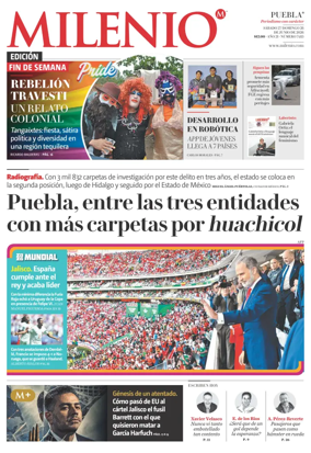 Cover of Milenio Puebla