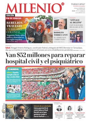 Cover of Milenio Tamaulipas