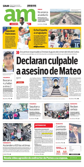 Cover of Periodico AM (Leon)