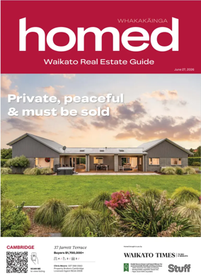 Cover of Homed Waikato Region