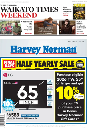 Cover of Waikato Times