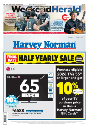 Cover of Weekend Herald