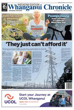 Cover of Whanganui Chronicle