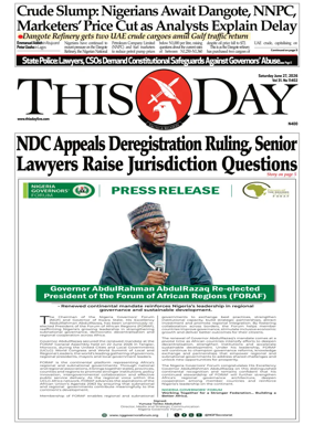 Cover of THISDAY