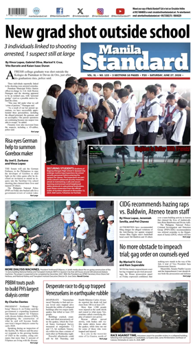 Cover of Manila Standard