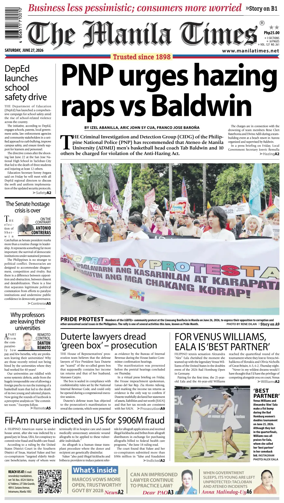 Cover of The Manila Times