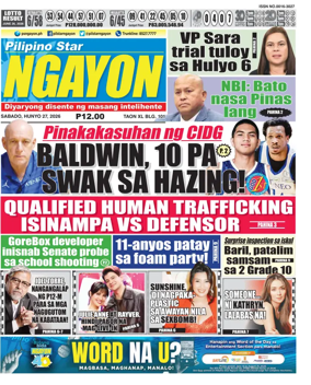 Cover of Pilipino Star Ngayon