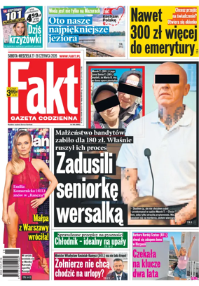 Cover of Fakt Gazeta Codzienna (Saturday)