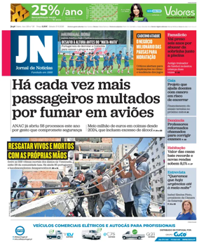 Cover of Jornal de Noticias