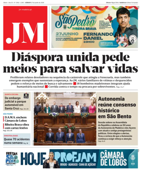 Cover of Jornal Madeira