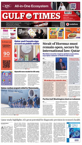 Cover of Gulf Times