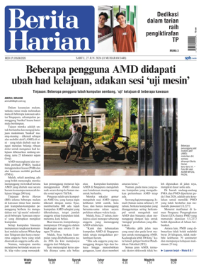 Cover of Berita Harian