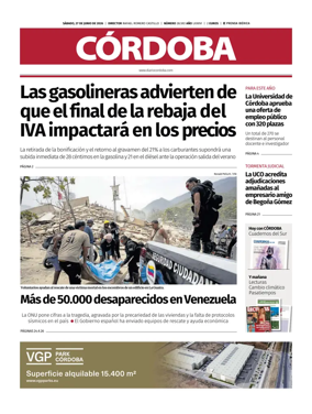 Cover of Diario Cordoba
