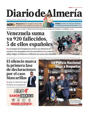 Cover of Diario de Almeria