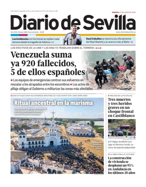 Cover of Diario de Sevilla