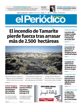 Cover of El Periodico Aragon