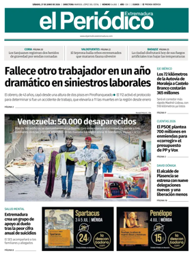 Cover of El Periodico Extremadura