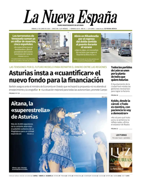 Cover of La Nueva Espana (Occidente)