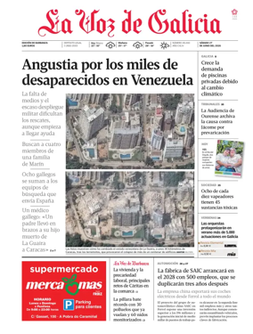 Cover of La Voz de Galicia (Barbanza)