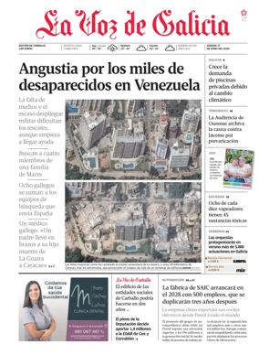 Cover of La Voz de Galicia (Carballo)