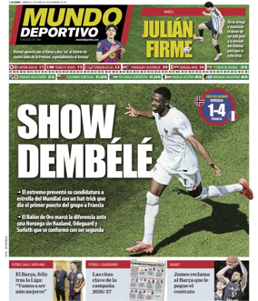 Cover of Mundo Deportivo (At. Madrid)