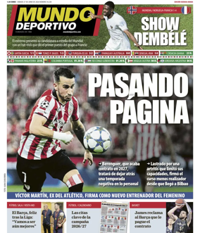Cover of Mundo Deportivo (Bizkaia-Araba)
