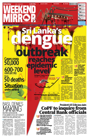 Cover of Daily Mirror (Sri Lanka)