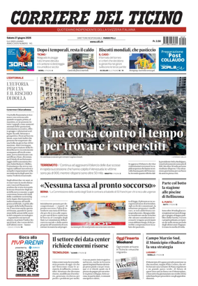Cover of Corriere del Ticino