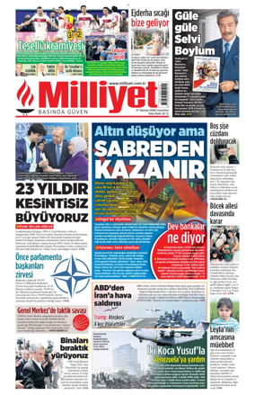 Cover of Milliyet