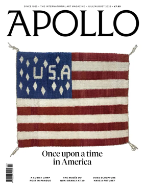 Cover of Apollo Magazine (UK)
