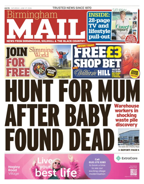 Cover of Birmingham Mail