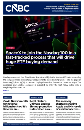 Cover of CNBC