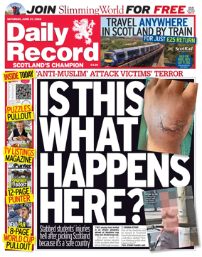 Cover of Daily Record