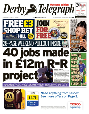 Cover of Derby Telegraph