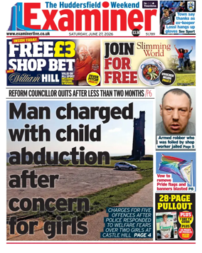 Cover of Huddersfield Daily Examiner