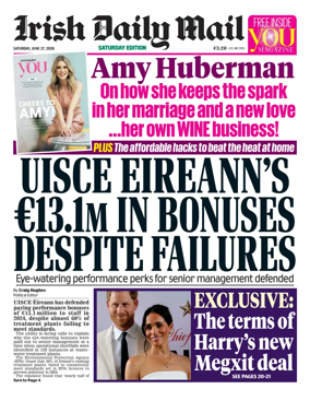 Cover of Irish Daily Mail